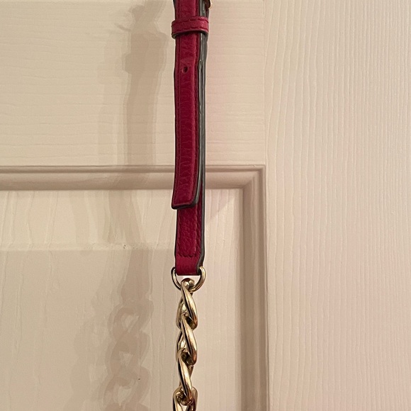 Michael Kors red leather crossbody bag - Picture 7 of 8